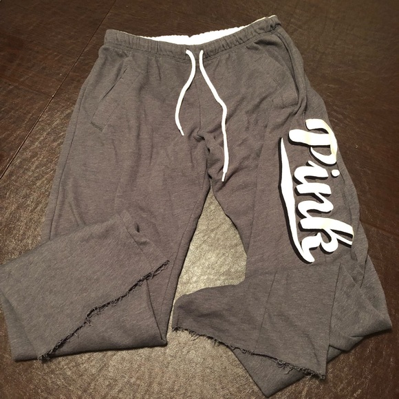 PINK Victoria's Secret Pants - VS PINK gray sweatpants